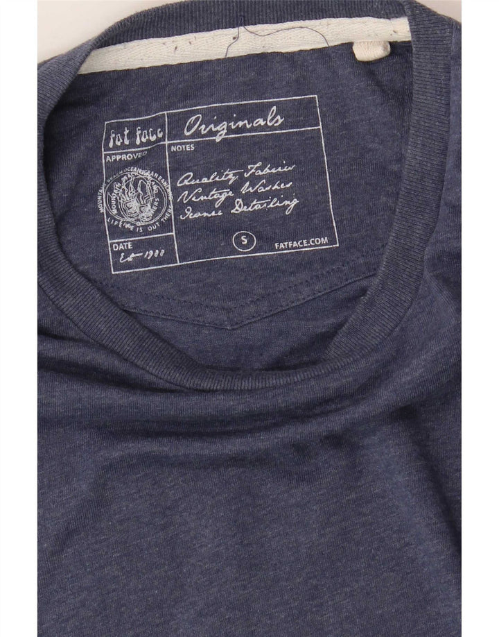 Fat Face Mens T-Shirt Top Small Navy Blue
