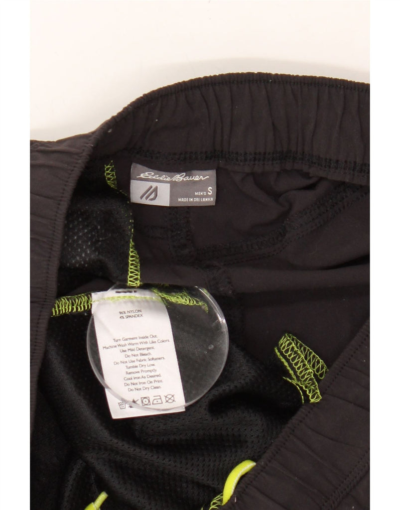 EDDIE BAUER Mens Tracksuit Trousers Small  Black Nylon Vintage Eddie Bauer and Second-Hand Eddie Bauer from Messina Hembry 