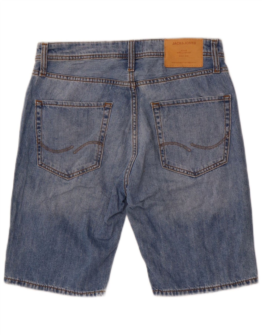 Jack & Jones Mens Regular Denim Shorts Small W29 Blue Cotton