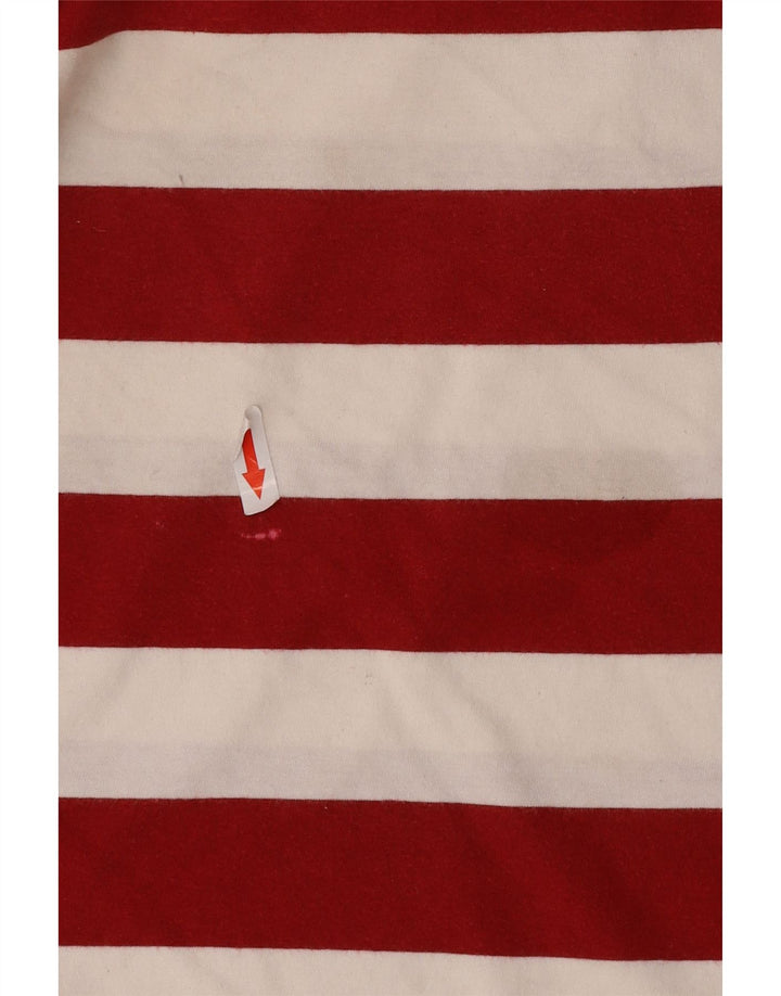 Joules Mens T-Shirt Top XL Red Striped Cotton