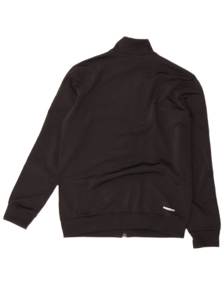 ADIDAS Boys Aeroready Tracksuit Top Jacket 9-10 Years Grey Colourblock