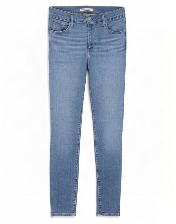 Levi's Womens Skinny Jeans W29 L30 Blue Cotton