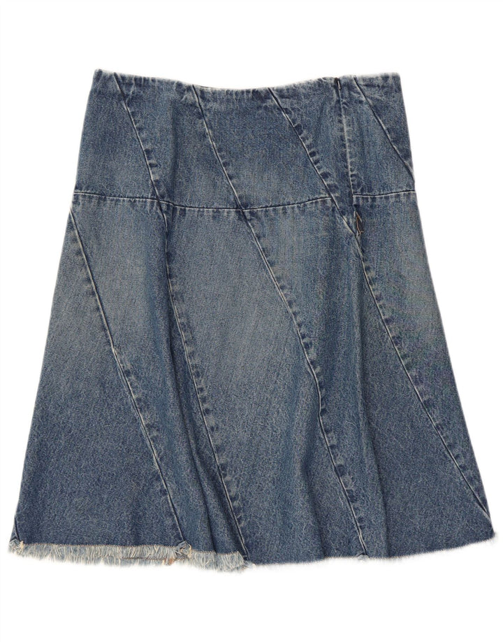 Nautica Womens Denim Skirt US 6 Medium W30  Blue Cotton