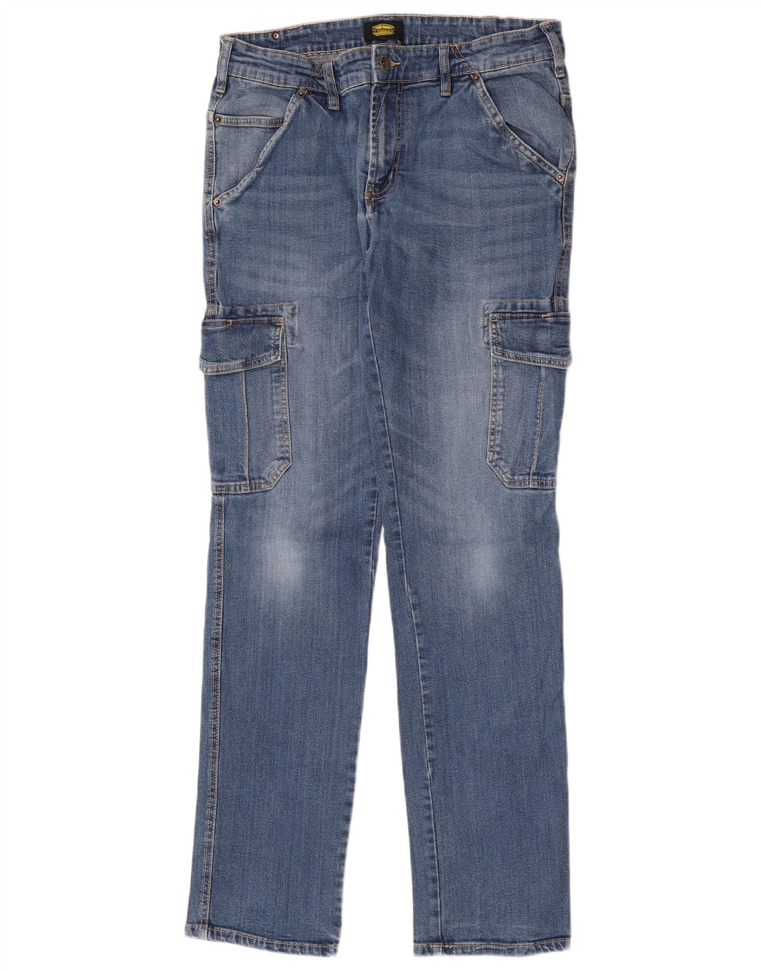 Diadora Mens Utility Cargo Slim Jeans  W34 L34 Blue Cotton