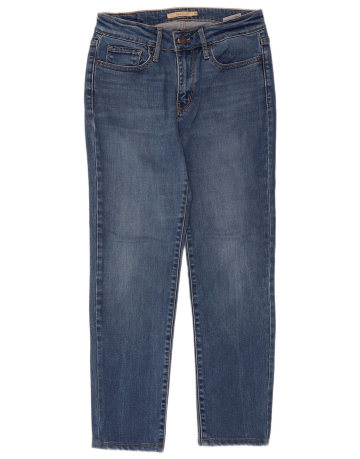 Levi's Womens 712 Slim Jeans W28 L26 Blue Lyocell