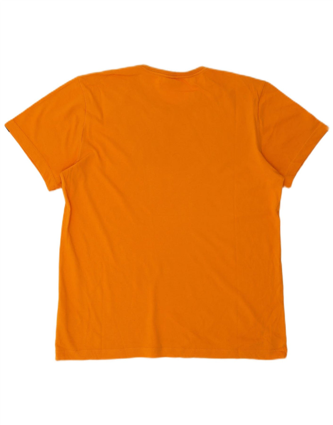 Adidas Mens Graphic T-Shirt Top Medium Orange Cotton