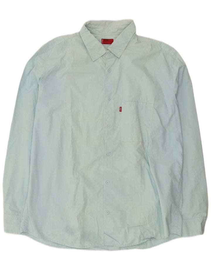 Levi's Mens Shirt 2XL Blue Cotton