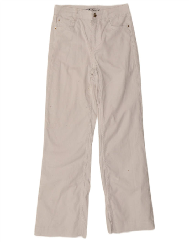 Zara Womens Straight Jeans EU 36 XS W26 L29 White