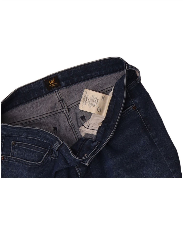 LEE Womens Scarlett Slim Jeans W30 L33 Navy Blue Cotton
