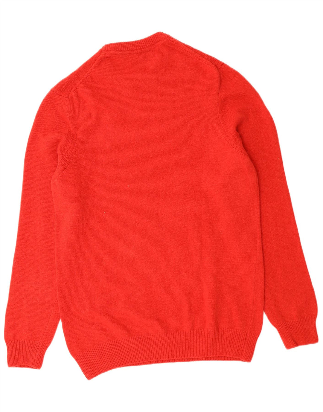 LYLE & SCOTT Mens Crew Neck Jumper Sweater Medium Red Wool