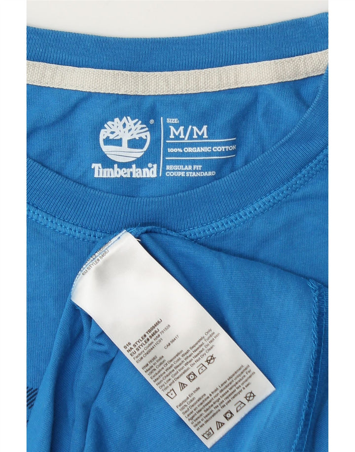 Timberland Mens Coupe Standard Regular Fit Graphic T-Shirt Top Medium Blue