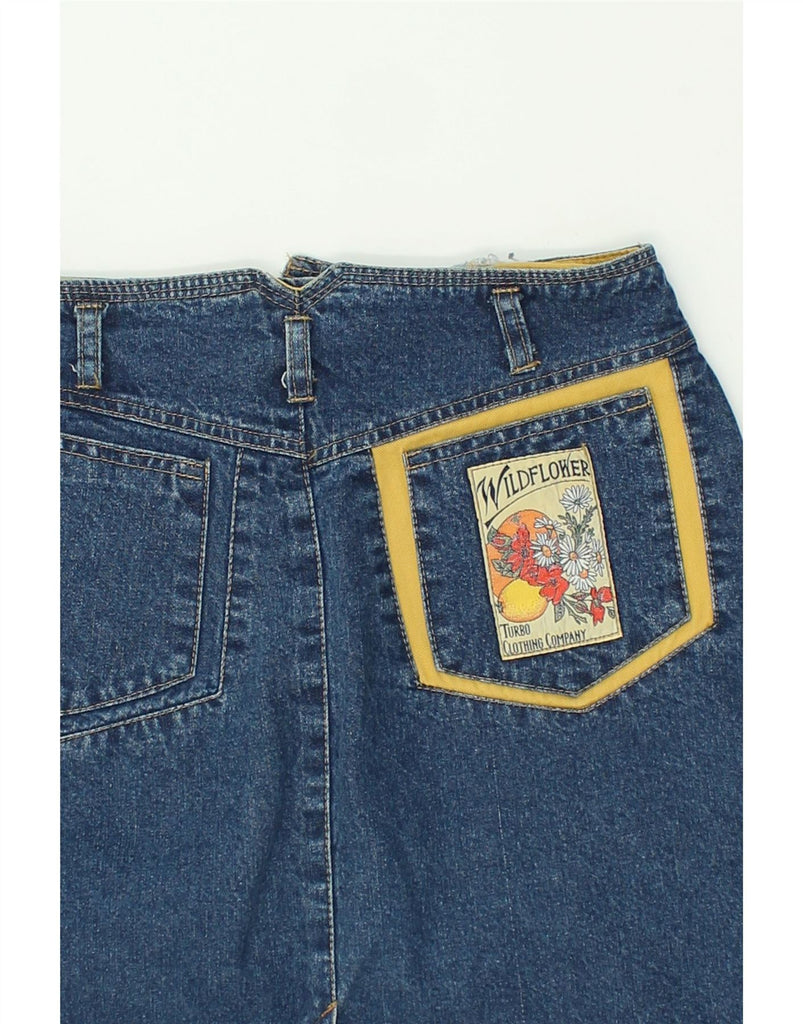 VINTAGE Womens Denim Skirt EU 40 Medium W28 Blue Cotton | Vintage Vintage | Thrift | Second-Hand Vintage | Used Clothing | Messina Hembry 