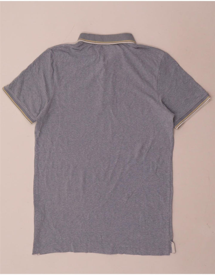 Jack & Jones Mens Polo Shirt Large Blue Polyester