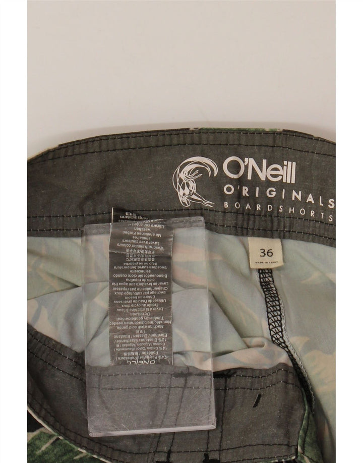 O'NEILL Mens Swimming Shorts Large  Multicoloured Floral Polyester