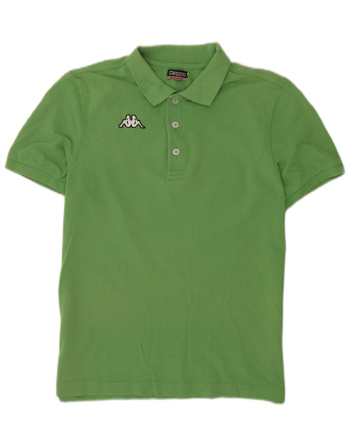 Kappa Mens Polo Shirt Medium Green Cotton