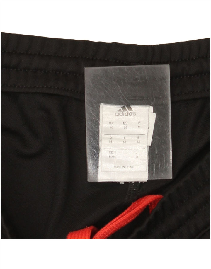 ADIDAS Mens Tracksuit Trousers Medium  Black Polyester