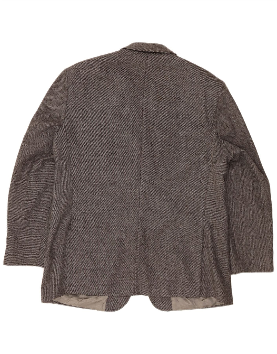 Marks & Spencer Mens 2 Button Blazer Jacket UK 44 XL Grey New Wool
