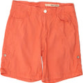DKNY Womens Casual Shorts US 10 Large W32  Orange Cotton Vintage Dkny and Second-Hand Dkny from Messina Hembry 