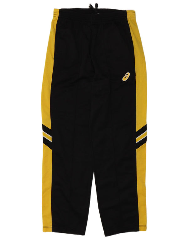 Asics Mens Tracksuit Trousers Large  Navy Blue Colourblock Polyester