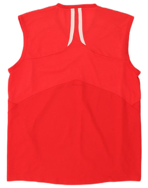 ADIDAS Mens Climacool Vest Top XL Red
