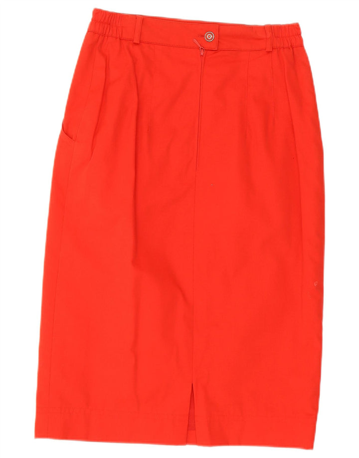 LE TRUC Womens Pencil Skirt EU 36 Small W26 Red Cotton