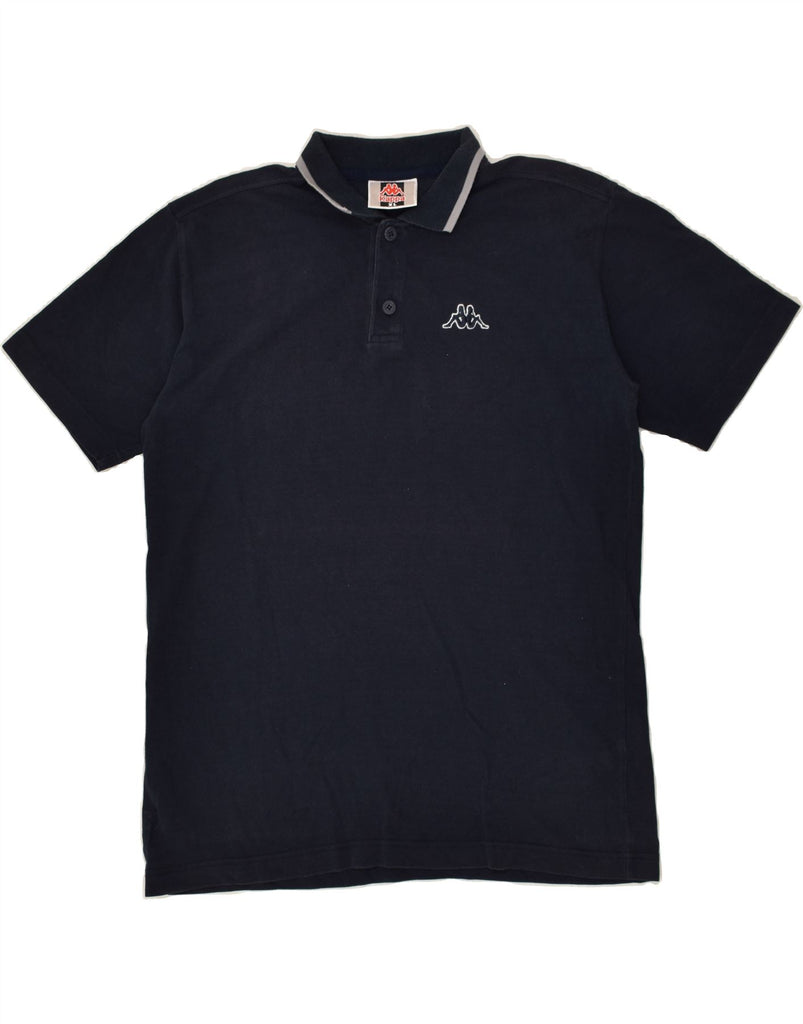 KAPPA Mens Polo Shirt XL Navy Blue Cotton | Vintage Kappa | Thrift | Second-Hand Kappa | Used Clothing | Messina Hembry 