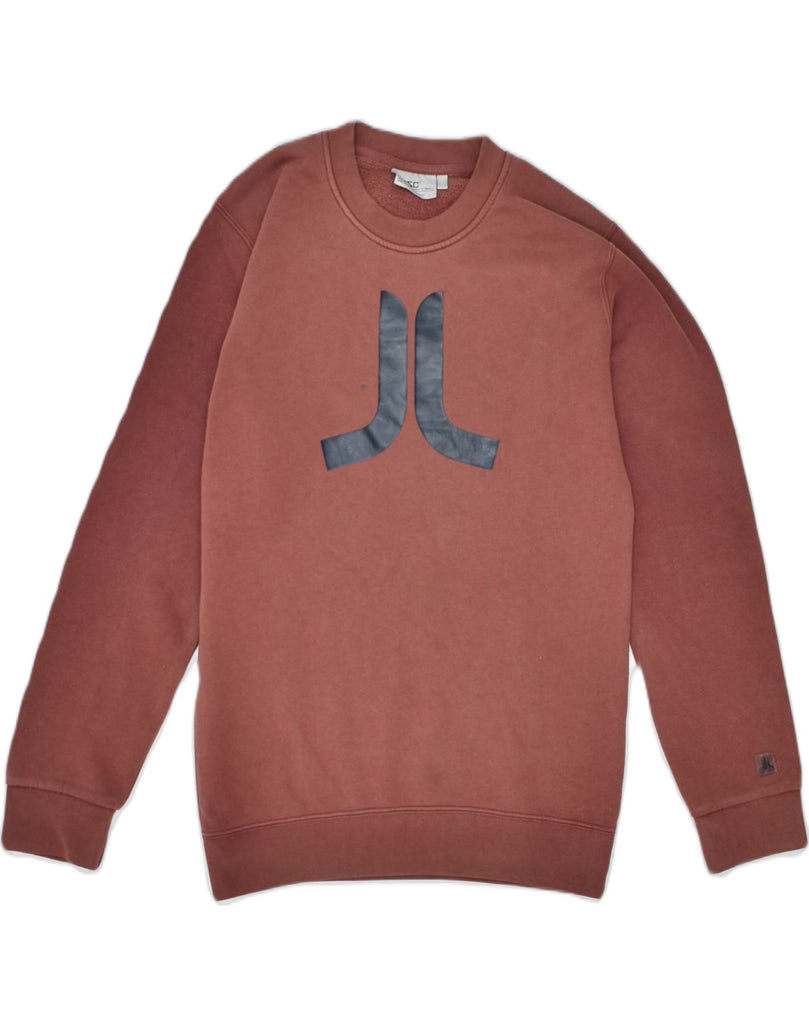 WESC Mens Graphic Sweatshirt Jumper XS Brown Cotton | Vintage | Thrift | Second-Hand | Used Clothing | Messina Hembry 