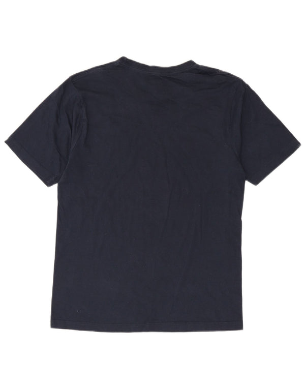 DKNY Mens T-Shirt Top Medium Navy Blue Cotton