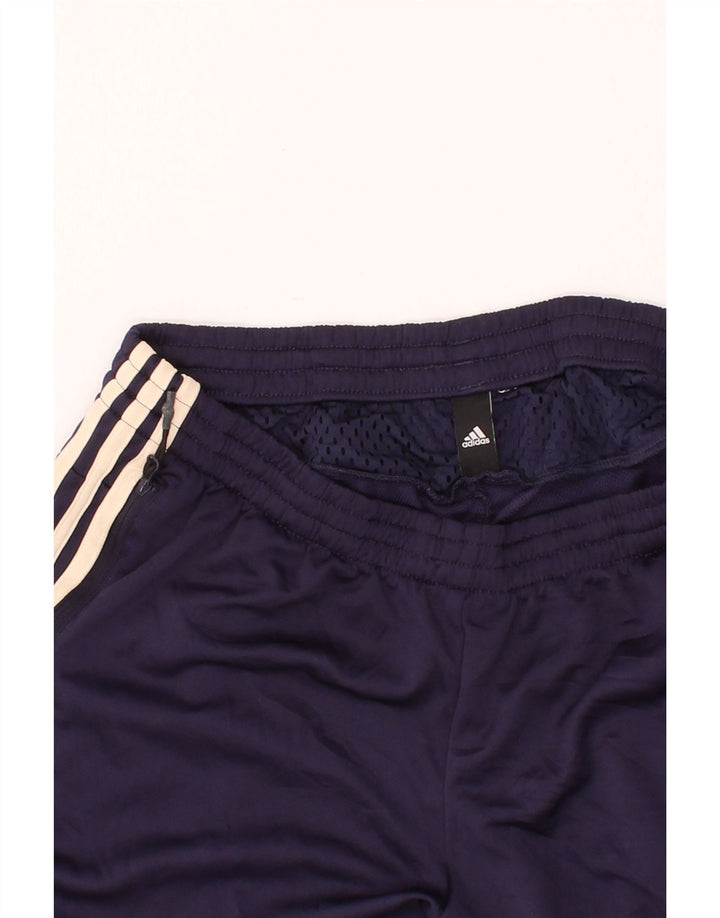 ADIDAS Womens Tracksuit Trousers Large Navy Blue Polyester Vintage Adidas and Second-Hand Adidas from Messina Hembry 
