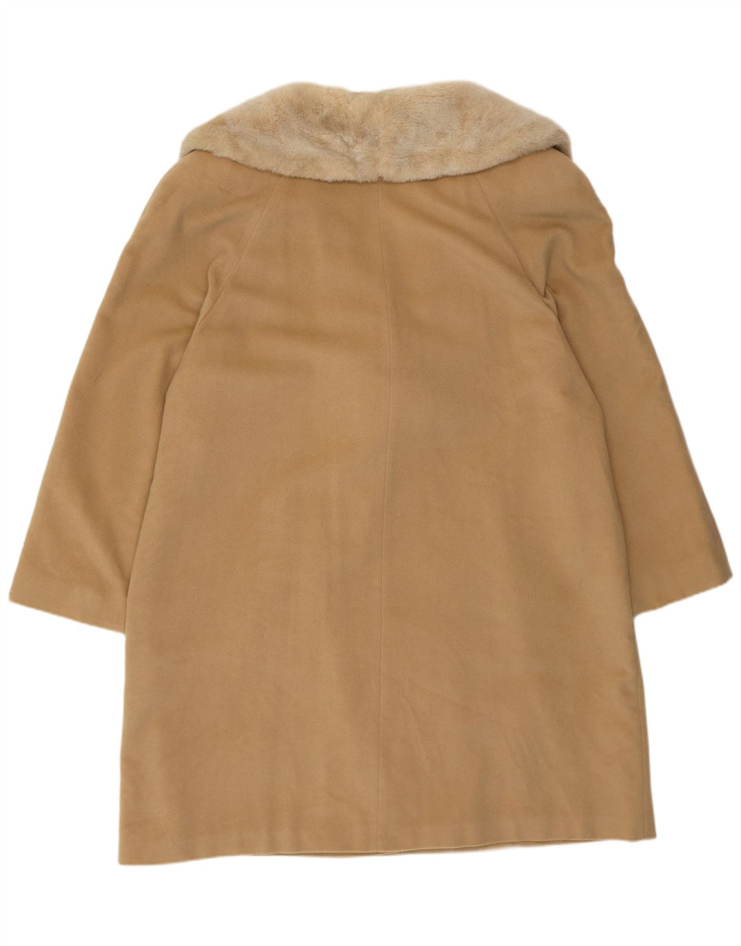 Marks & Spencer Womens St. Michael Double Breasted Coat UK 16 Large Beige