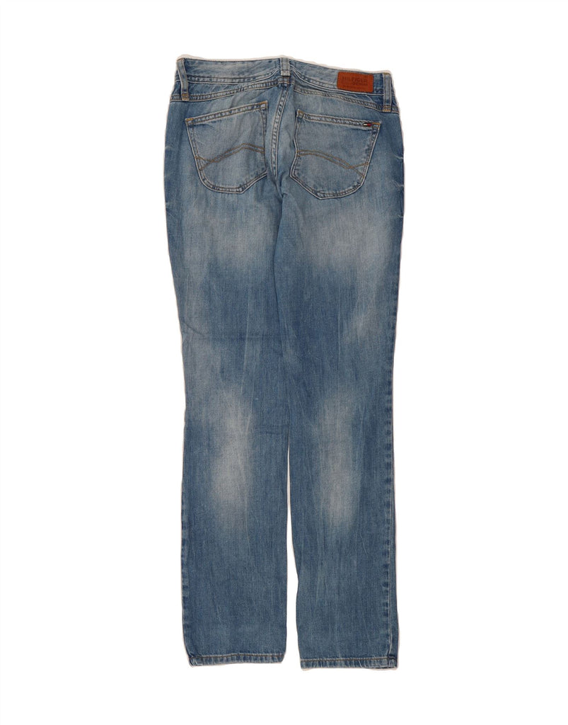 TOMMY HILFIGER Womens Distressed Slim Jeans W27 L32  Blue Cotton Vintage Tommy Hilfiger and Second-Hand Tommy Hilfiger from Messina Hembry 