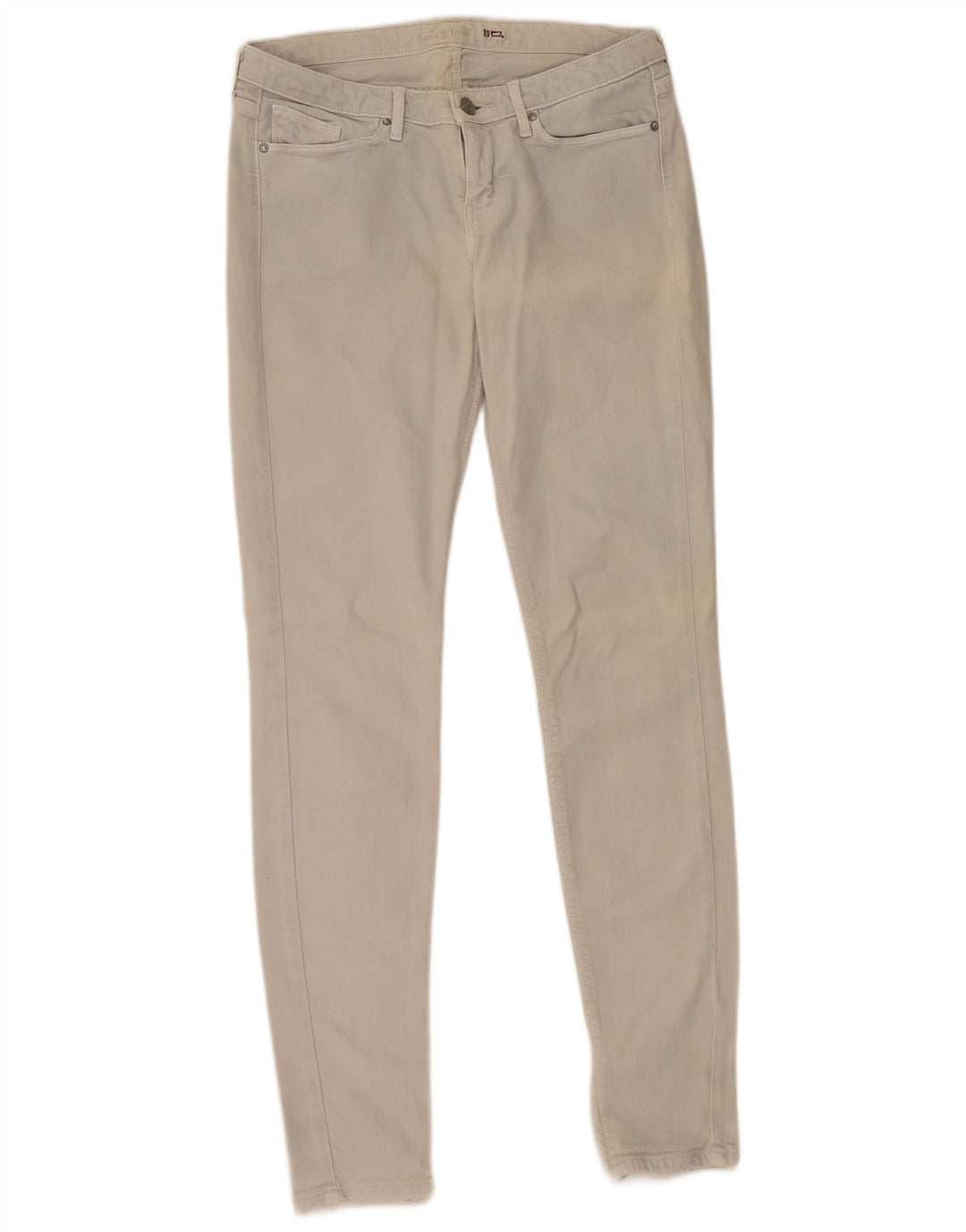 Levi's Womens Skinny Jeans W29 L34 Grey Cotton