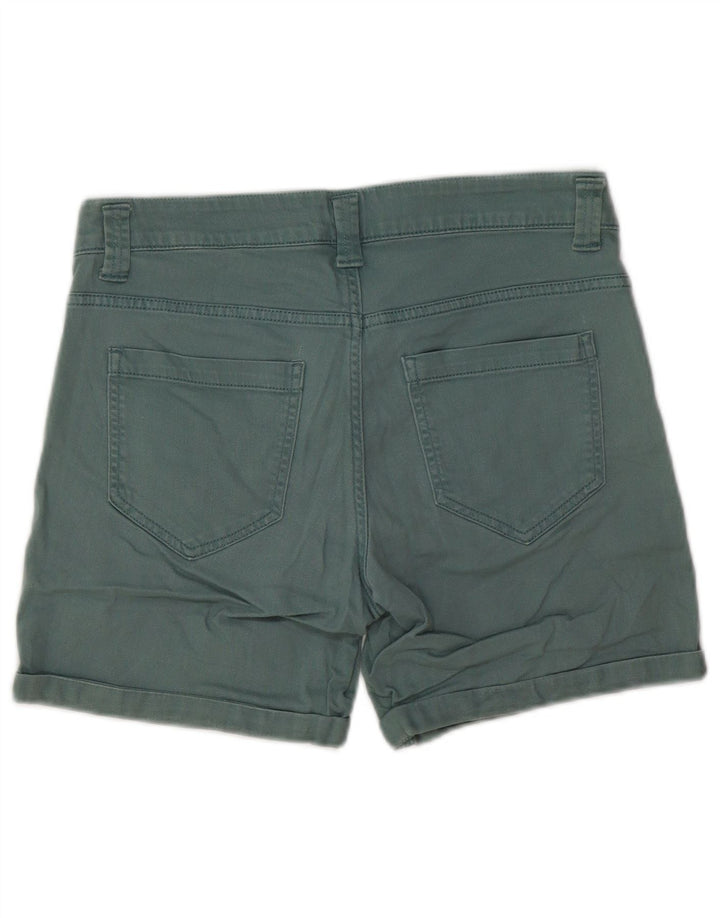 BENETTON Womens Denim Shorts W32 Large Green