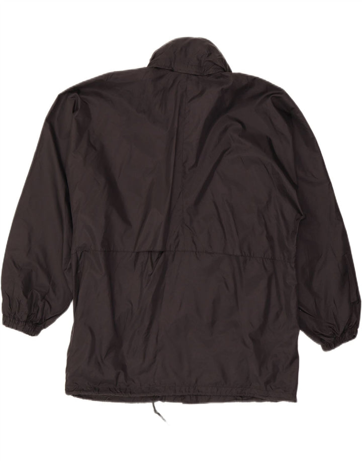 K-Way Mens Hooded Rain Jacket UK 38 Medium Black
