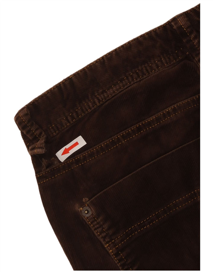 Eddie Bauer Womens Classic Corduroy Trousers US 6 Medium W32 L23 Brown