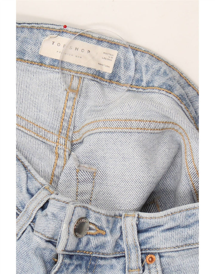 TOPSHOP Womens Slim Jeans W30 L28 Blue Cotton Vintage Topshop and Second-Hand Topshop from Messina Hembry 