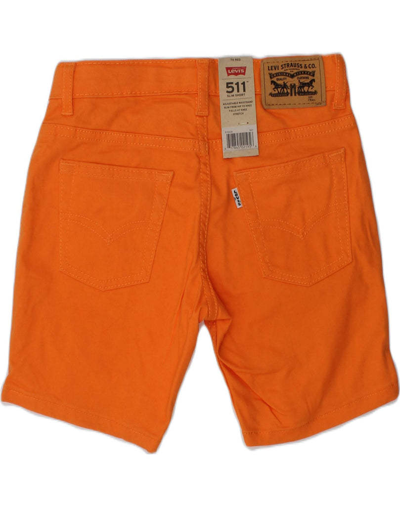 LEVI'S Boys 511 Slim Casual Shorts 6-7 Years W24  Orange Cotton | Vintage Levi's | Thrift | Second-Hand Levi's | Used Clothing | Messina Hembry 