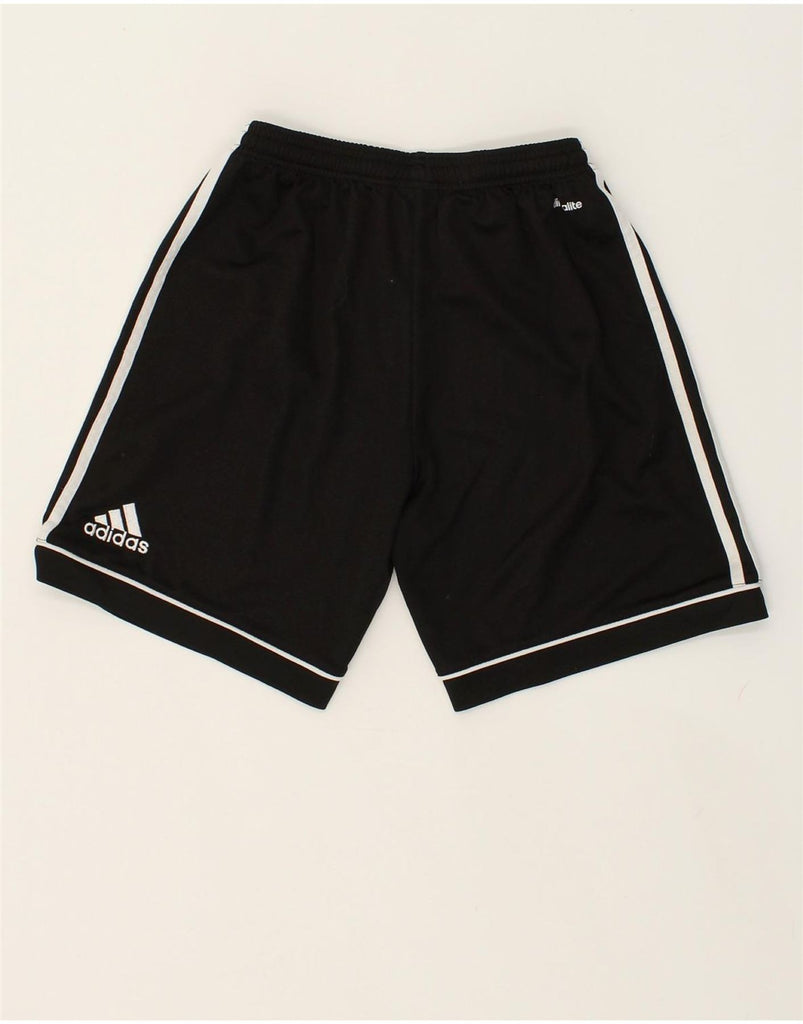 ADIDAS Boys Sport Shorts 13-14 Years Black Polyester | Vintage Adidas | Thrift | Second-Hand Adidas | Used Clothing | Messina Hembry 