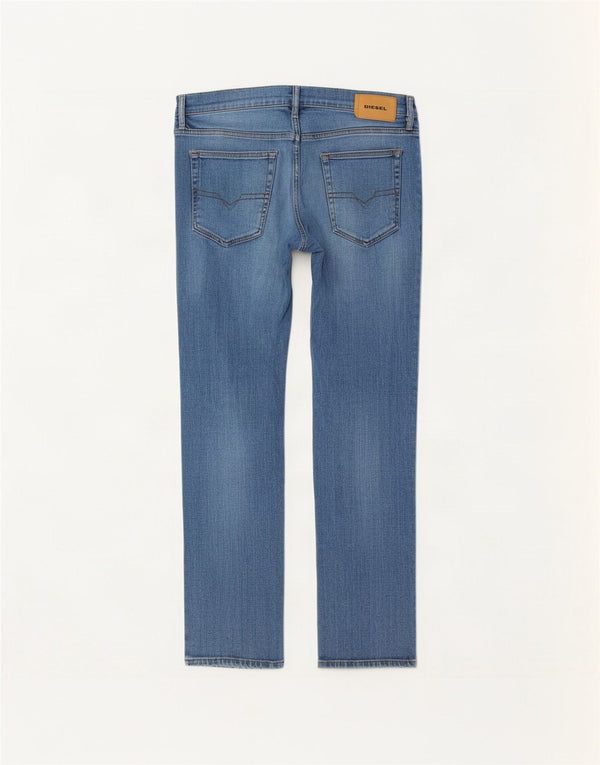 Diesel Womens D-Mihtry Straight Jeans W32 L30 Blue Cotton