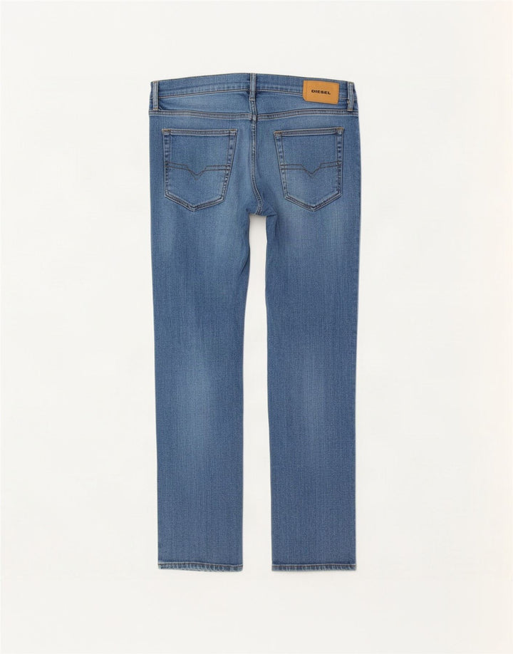 Diesel Womens D-Mihtry Straight Jeans W32 L30 Blue Cotton