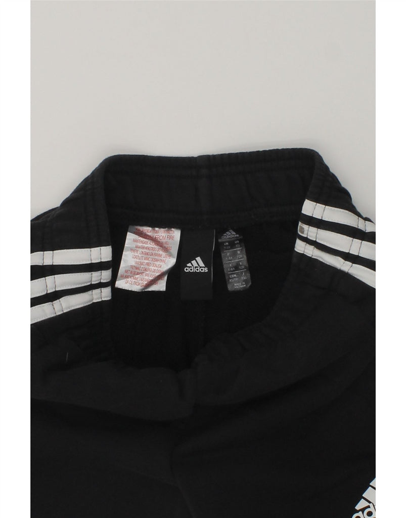 ADIDAS Boys Sport Shorts 7-8 Years Black Cotton | Vintage Adidas | Thrift | Second-Hand Adidas | Used Clothing | Messina Hembry 