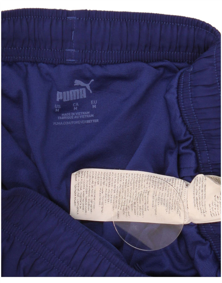 Puma Mens Sport Shorts Medium Blue Polyester