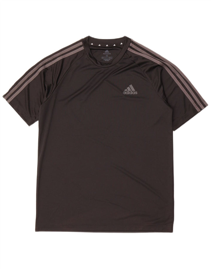 Adidas Mens Aeroready T-Shirt Top Medium Black Polyester