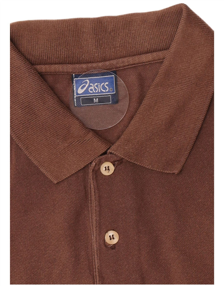 Asics Mens Polo Shirt Medium Brown