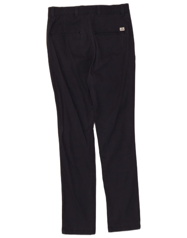 Jack & Jones Mens Marco Slim Chino Trousers W28 L30 Navy Blue Cotton