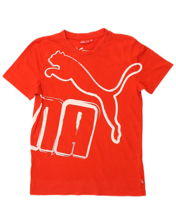 PUMA Mens Graphic T-Shirt Top Small Red