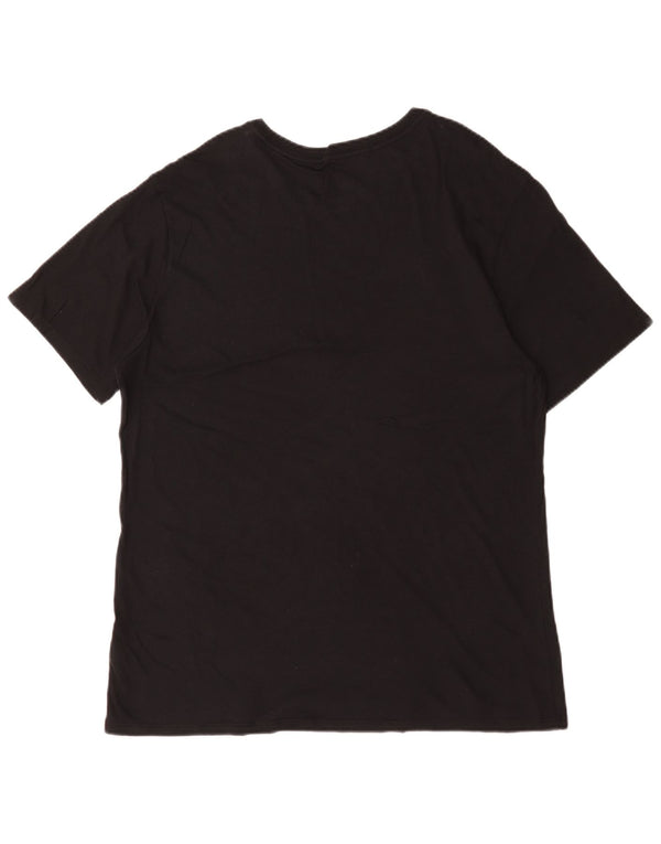 Nike Mens Graphic T-Shirt Top XL Black Cotton