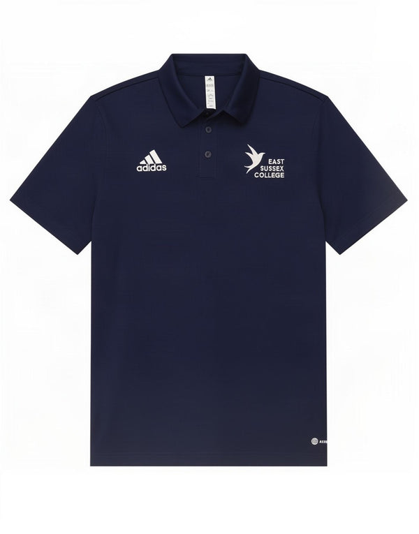 Adidas Mens Aeroready Graphic Polo Shirt Small Navy Blue Polyester
