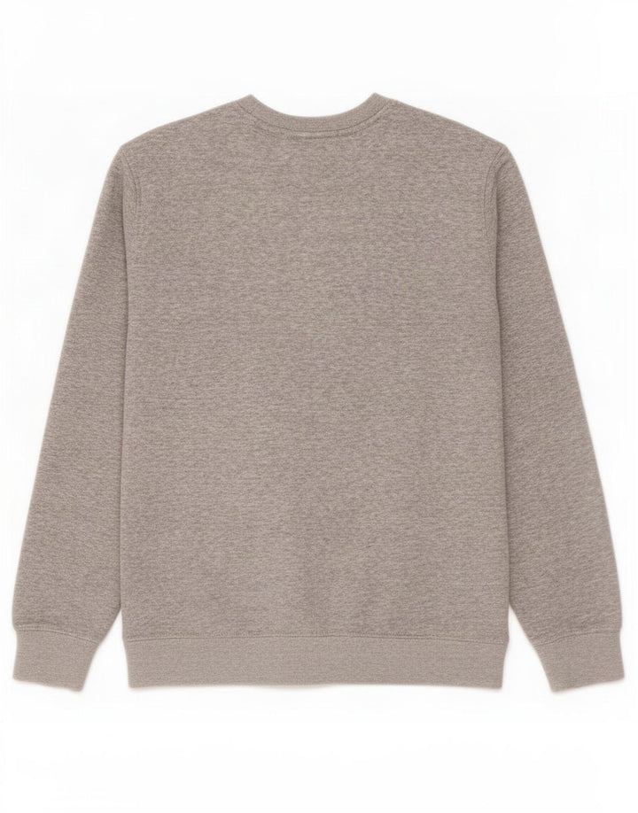 Champion Mens Graphic Sweatshirt Jumper Small Grey Flecked Cotton