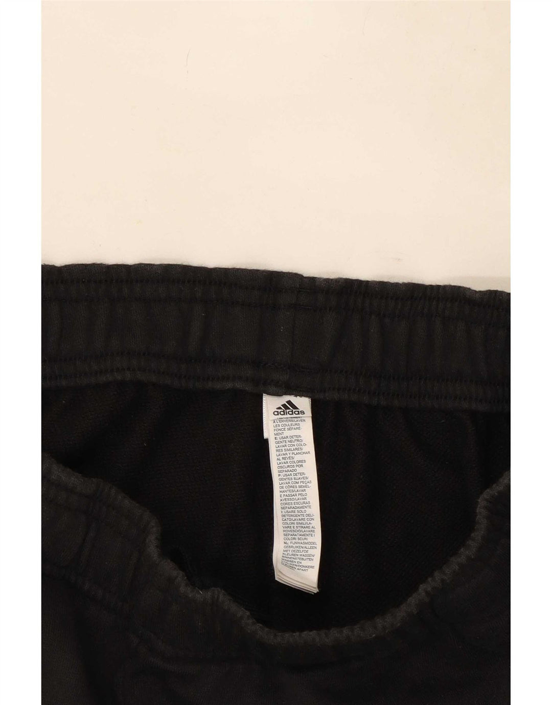 Adidas Mens Tracksuit Trousers XS Black Cotton